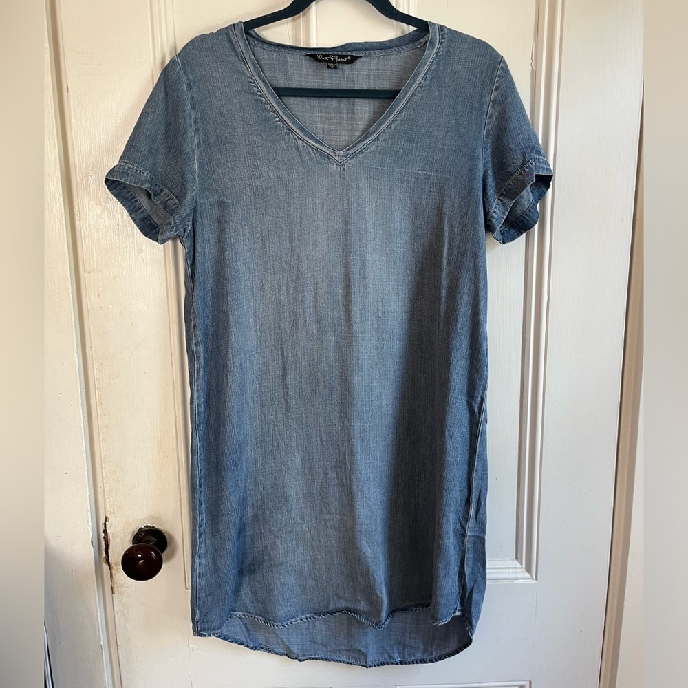 Velvet Heart faux denim shift dress